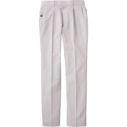 ■サンエス 冬 ワンタックパンツ シルバー色 82サイズ WA21814682(1388636)[送料別途見積り][法人・事業所限定][外直送]