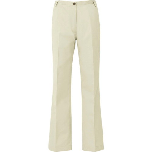 ■アイトス レディースシャーリングチノパンツ(ノータック) アイボリー S 54503011S(1388992)[送料別途見積り][法人・事業所限定][掲外取寄]