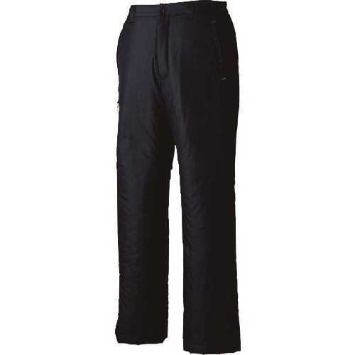 オレンジブック トラスコ中山　TRUSCOサンエス 防寒パンツ ネイビー色 Lサイズ 〔品番:BO313553L〕[ 注番:1391722]特長●撥水タフタを使用した、ローコストハイパフォーマンスが売りの中綿入りの防寒パンツです。仕様●色：...