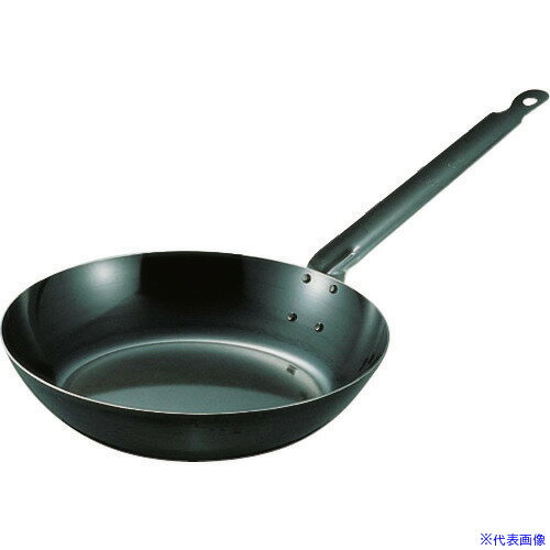 ■TKG SA鉄黒皮厚板フライパン 40cm AHL20040(1394159)[送料別途見積り][法人・事業所限定][掲外取寄]