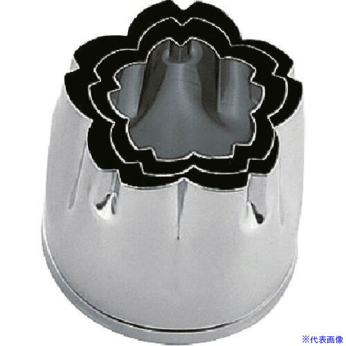■TKG SA 18-8業務用 抜型 桜 3個セット BNK5101(1394278)[送料別途見積り][法人・事業所限定][掲外取寄]