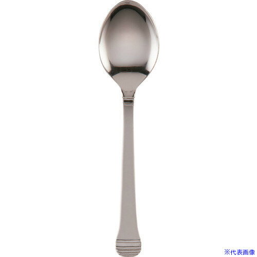 ■TKG 18-0シルバーシャイン ティースプーン OSL09010(1395986)[送料別途見積り][法人・事業所限定][掲..