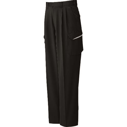 ■サンエス 冬 ツータックカーゴパンツ ブラック色 95サイズ WA20475995(1396516)[送料別途見積り][法人..