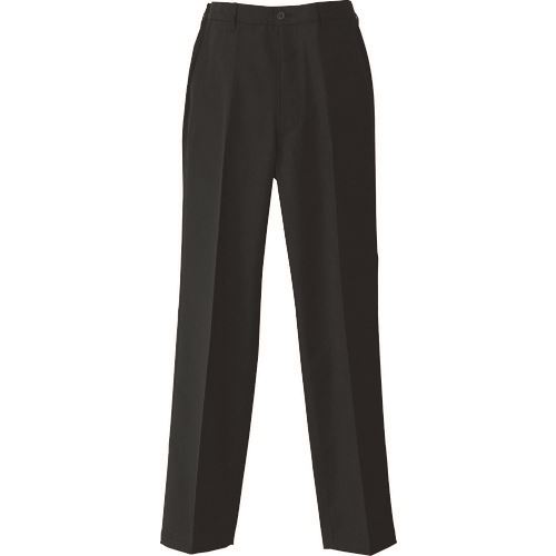 ■アイトス メンズチノパンツ(ノータック) ブラック S HS2604010S(1397135)[送料別途見積り][法人・事業所限定][掲外取寄](4.0)