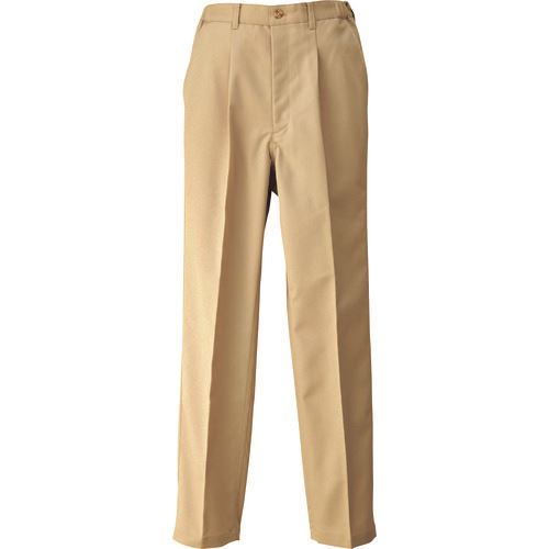 ■アイトス レディースシャーリングチノパンツ(1タック) ベージュ 6L HS26030026L(1397436)[送料別途見積り][法人・事業所限定][掲外取寄]