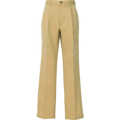 ■アイトス メンズチノパンツ(2タック) ベージュ 88 5450200288(1400051)[送料別途見積り][法人・事業所限定][掲外取寄]