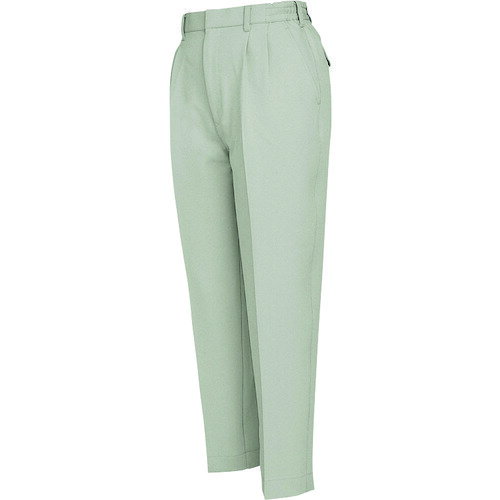 ■アイトス レディースシャーリングパンツ(2タック) アースグレー S 853003S(1432039)[送料別途お見積り..