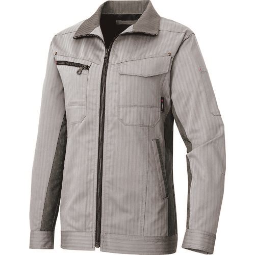 ■アイトス レディース長袖サマーブルゾン シルバーグレー L 30640003L(1434528)[送料別途見積り][法人・事業所限定][掲外取寄]