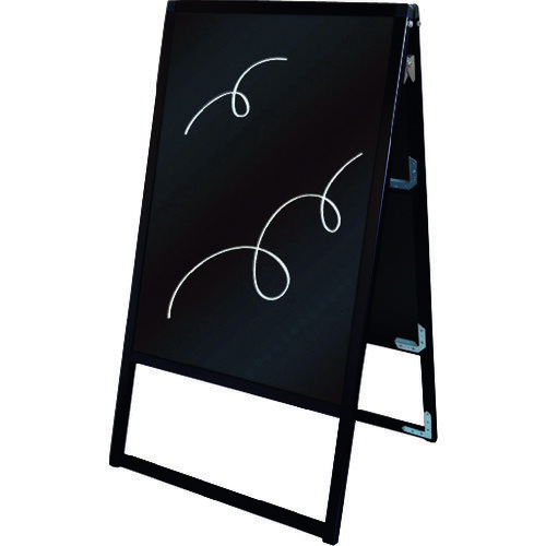 Boards - ■TOKISEI ブラックバリウススタンド看板 ブラックボードタイプ A2両面 BVASKBBA2R(1435623)[送料別途お見積り][法人限定][直送]