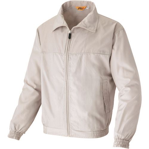 ■アイトス 裏メッシュブルゾン(男女兼用) グレー SS 2663004SS(1443792)[送料別途見積り][法人・事業所限定][掲外取寄](4)