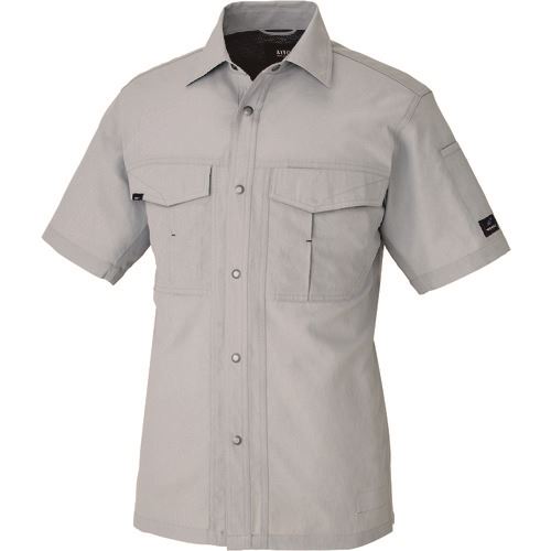 オレンジブック トラスコ中山　TRUSCOアイトス 半袖シャツ(男女兼用) シルバーグレー S 〔品番:1637003S〕[ 注番:1443971]特長●通気性に優れた素材、東レの「オーウィッシュトロピカル」を生地に採用しています。仕様●色：シルバーグレー●サイズ：S仕様2●帯電防止●クールアンドドライ仕様●前立て：ドットボタン仕様●ドットボタン：プラスチック●裏地メッシュ付き●ペン差し付き（左胸・左袖）材質/仕上●素材:ディンプルメッシュ　ポリエステル100％●ファスナー:エフロンR（スライダー:金属）セット内容/付属品注意原産国（名称）中国JANコード4524851020179本体質量0gオレンジブック トラスコ中山　TRUSCOアイトス 半袖シャツ(男女兼用) シルバーグレー S 〔品番:1637003S〕[注番:1443971]《包装時基本サイズ：400×300×20》〔包装時質量：380g〕分類》保護具》作業服》シャツ☆納期情報：メーカー取り寄品（弊社より発送）