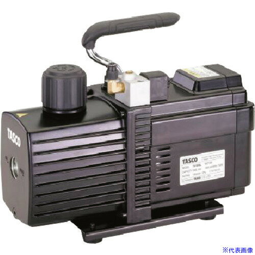 オレンジブック トラスコ中山　TRUSCOタスコ インバーター式真空ポンプ 〔品番:TA150GL〕[ 注番:1447961]特長●インバーター制御を採用した340［［リットル］］の大排気量真空ポンプです。●冷蔵倉庫、大型GHP、大型パッケージなど（30HPクラス）対応。●インバータ制御で低電圧でも安定した起動軽量・大排気量を実現しました。仕様●排気速度(L/min)50/60Hz：340●電源(V)：100(50Hz/60Hz)●オイル封入量(cc)：約450●モーター回転数：2500r.p.m●電源、モーター：100V(50Hz/60Hz)、750W●到達真空度(Pa)：2.0(15ミクロン)●排気量(l/min)：340●吸入ポート：5/16″フレア仕様2●ローター方式：ツーステージ材質/仕上セット内容/付属品●本体のみ●変換アダプター5/16″メス×1/4″オス（TA159P-4）専用オイル500cc注意●※真空ポンプオイルはTA117GLをご使用ください。他の真空ポンプオイルはご使用になれません。原産国（名称）非公開JANコード4528422370663本体質量11.5kgオレンジブック トラスコ中山　TRUSCOタスコ インバーター式真空ポンプ 〔品番:TA150GL〕[注番:1447961][本体質量：11.5kg]《包装時基本サイズ：195×405×355》〔包装時質量：13200g〕分類》手作業工具》水道・空調配管用工具》真空ポンプ☆納期情報：オレンジブック掲載以外でメーカー直送品（送料元払い）【法人限定＝会社名ご記入お願い致します。】※北海道・沖縄・離島は運賃別途商品も含む