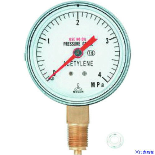■タスコ アセチレン調整器用ゲージ TA380GB2(1451203)[送料別途お見積り][法人限定][掲外取寄]
