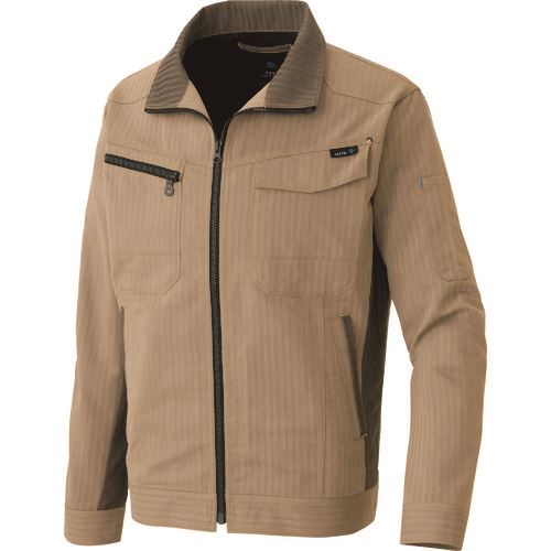 ■アイトス 長袖サマーブルゾン カーキ 5L 306300255L(1453352)[送料別途見積り][法人・事業所限定][掲外取寄]