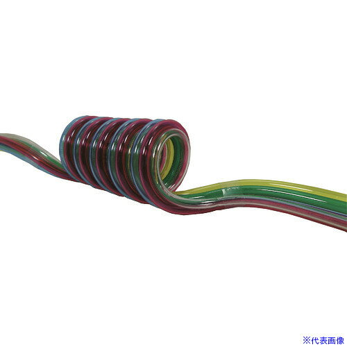 オレンジブック トラスコ中山　TRUSCOチヨダ スパイラルチューブ 耐水性マルチスパイラル 芯数5 外径6mm/使用範囲1375mm 〔品番:5MES620S〕[ 注番:1460599]特長●耐水性ポリウレタンチューブ使用、エア、工業用水問わず配管可能です。●折れにくく柔軟です。●機械的強度、特に耐摩耗性に優れ、設備配管、ロボット配管に最適です。●優れた外径精度です。用途●各種エア配管に。●各種工業用水配管に。仕様●チューブ外径(mm)：6●使用範囲(m)：1.375●芯数：5●使用温度範囲(℃)：圧縮空気ー5〜60、工業用水5〜40、真空ー5〜60●使用流体：圧縮空気、工業用水、真空仕様2●使用温度範囲：圧縮空気ー5〜60℃、工業用水5〜40℃、真空ー5〜60℃●最高使用圧力：圧縮空気0.8MPa、工業用水0.3MPa(工業用水はウオーターハンマーを考慮しております)、真空−100kPa材質/仕上●ポリウレタンセット内容/付属品注意原産国（名称）日本JANコード4537327063082本体質量372.1gオレンジブック トラスコ中山　TRUSCOチヨダ スパイラルチューブ 耐水性マルチスパイラル 芯数5 外径6mm/使用範囲1375mm 〔品番:5MES620S〕[注番:1460599][本体質量：372.1g]《包装時基本サイズ：400×56×380》〔包装時質量：382g〕分類》空圧用品》流体継手・チューブ》エアチューブ・ホース☆納期情報：メーカー取り寄品（弊社より発送）