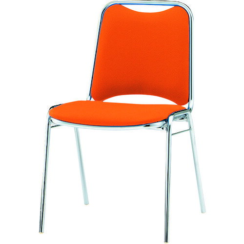 ■TOKIO リフレッシュチェア 4本脚 オレンジ FSR4OR(1467724)[送料別途お見積り][法人限定][外直送]