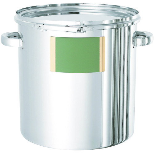 ■MONOVATE シール座付ステンレス密閉容器(バンド式/NBR) 36L CTLLZ36PNL(1469749)[法人・事業所限定][外直送元]