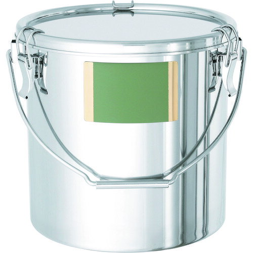 ■MONOVATE シール座付ステンレス吊り下げ式密閉容器(クリップ式/EPDM) 15L CTBLZ27PEA(1469765)[法人・事業所限定][外直送元]