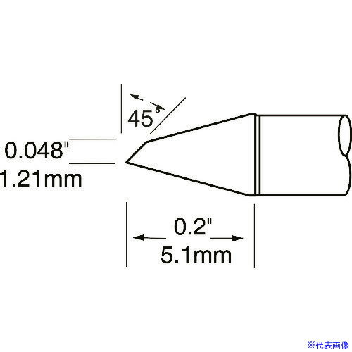 ■メトカル Metcal MXシリーズ 微細 チップカートリッジ UFTC6DRH412(1470758)[送料別途見積り][法人・事業所限定][外直送]