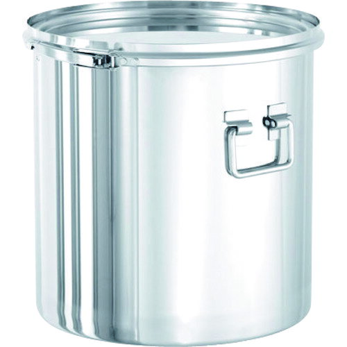 オレンジブック トラスコ中山　TRUSCOMONOVATE 折りたたみ取っ手付密閉容器(バンド式/CR) 45L 〔品番:CTLF39PCL〕[ 注番:1471322]特長●取っ手は使用しない時には倒れるので無駄な場所を取りません。●ワンタッチ式レバーバンドで簡単に蓋の着脱ができ、洗浄も容易です。●密閉式ですので内容物の飛散を防止し、外からのホコリなどの混入を防ぎます。●空の容器(蓋を締めた)の積み重ねができます。●底の角は、汚れが溜まりにくいR構造です。用途●液体・粉体等の一時保管用に。●省スペース化を図りたいときに。仕様●容量(L)：45●高さ(mm)：390●取手：有●外径(mm)：387仕様2●表面処理：内外面バフ研磨●使用条件：大気圧(加減圧不可)材質/仕上●SUS304●パッキン：クロロプレンゴム（黒色）セット内容/付属品注意原産国（名称）日本JANコード4589691026835本体質量6.2kgオレンジブック トラスコ中山　TRUSCOMONOVATE 折りたたみ取っ手付密閉容器(バンド式/CR) 45L 〔品番:CTLF39PCL〕[注番:1471322][本体質量：6.2kg]《包装時基本サイズ：387×508×390》〔包装時質量：6kg〕分類》研究用品》ボトル・容器》ステンレスタンク☆納期情報：オレンジブック掲載以外でメーカー直送品（送料元払い）【法人限定＝会社名ご記入お願い致します。】※北海道・沖縄・離島は運賃別途商品も含む