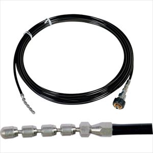 ■スーパー工業 スズランノズル付 高圧パイプクリーニングキット 1/8×10m 04000096(1474276)[送料別途お..