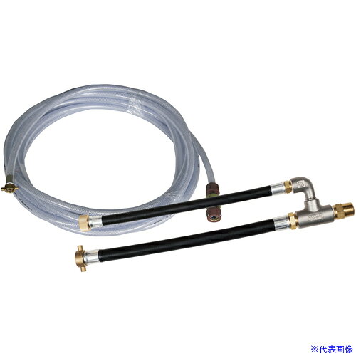 ■スーパー工業 水道直結用給水アダプターセット 吸水1/2×余水3/8用 04000086A(1474298)[送料別途お見積り][法人限定][外直送]