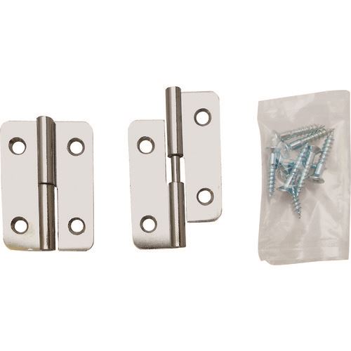 ■WAKI 鉄抜丁番左ヌキ VF‐101 クローム VF101(1474596)[送料別途見積り][法人・事業所限定][掲外取寄]