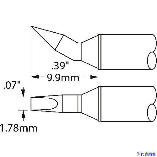 オレンジブック トラスコ中山　TRUSCOメトカル Metcal MXシリーズ チップカートリッジ 〔品番:STTC598〕[ 注番:1475459]特長●MXシリーズ用チップカートリッジです。仕様仕様2●302℃　D型　1.78mm x 9.9mm　30°曲がり　材質/仕上セット内容/付属品注意原産国（名称）アメリカJANコード本体質量6gオレンジブック トラスコ中山　TRUSCOメトカル Metcal MXシリーズ チップカートリッジ 〔品番:STTC598〕[注番:1475459][本体質量：6g]分類》電子機器》はんだ用品》ステーション型はんだこて☆納期情報：メーカー取り寄品（弊社より発送）