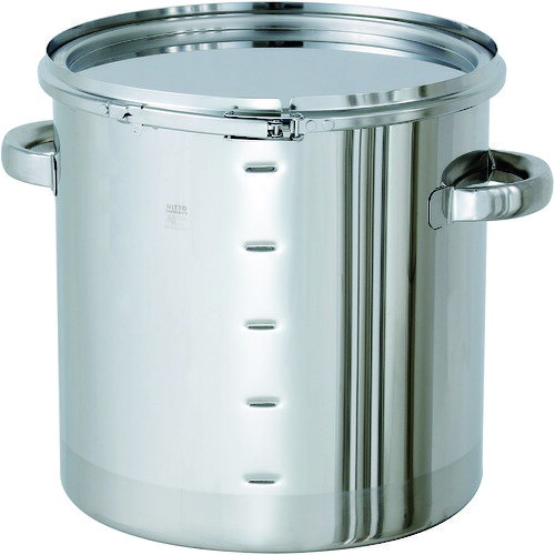 ■MONOVATE ステンレス密閉容器 目盛付(バンド式/NBR) 20L CTLM30PNL(1476029)[法人限定][外直送元]