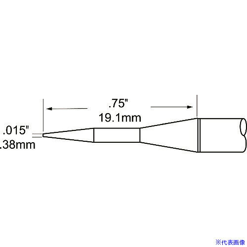■メトカル Metcal MFRシリーズ 精密ツイーザー チップカートリッジ TCPCNP1(1477026)[送料別途見積り][..
