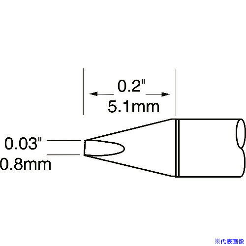 ■メトカル Metcal MXシリーズ 微細 チップカートリッジ UFTC6CH08(1477030)[送料別途見積り][法人・事業所限定][外直送]