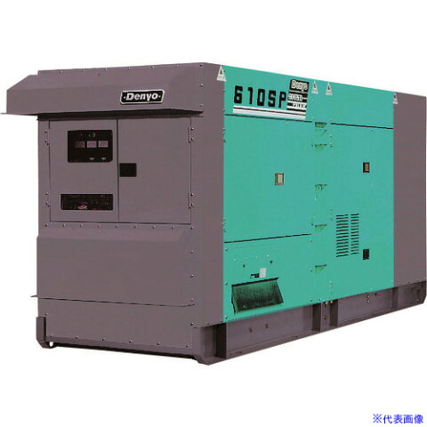 ■デンヨー　防音型ディーゼルエンジン発電機　554/610KVA(50/60HZ）〔品番:DCA-610SPK〕[TR-1479061][送料別途見積り][法人・事業所限定][外直送元]