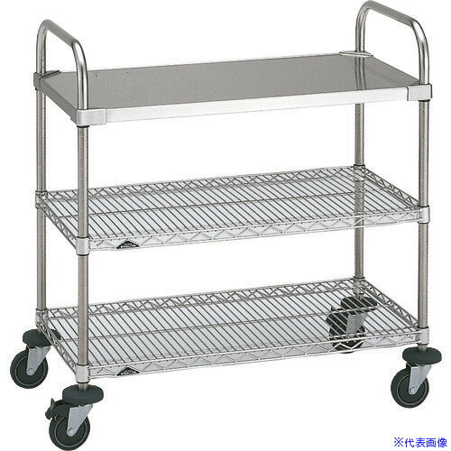 ■エレクター ステンレスエレクターカート オールステン UTTカート1型 2SUTT4S(1481166)[送料別途見積り][法人・事業所限定][外直送]