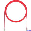 ■PANDUIT カテゴリ6細径パッチコード 0.5m 赤 UTP28SP0.5MRD UTP28SP0.5MRD(1487348)