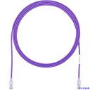 ■PANDUIT カテゴリ6細径パッチコード 0.5m 紫 UTP28SP0.5MVL UTP28SP0.5MVL(1487349)