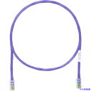 ■PANDUIT カテゴリ6UTPパッチコード 0.5m 紫 UTPSP0.5MVLY UTPSP0.5MVLY(1487360)