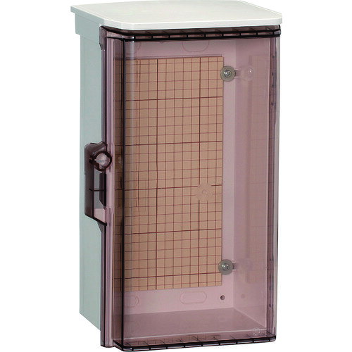 オレンジブック トラスコ中山　TRUSCONito OP形プラボックス OP16−254CA 1個入り 〔品番:OP16254CA〕[ 注番:1490960]特長●シンプルなデザイン、色彩で様々な取り付け場所に適しています。●底面と背面に配線穴用ノックアウトが付いています。●樹脂製なのでボックスのアース工事が不要です。●扉が透明なので、内部機器の監視に適しています。仕様●色：本体、屋根:ホワイトグレー（5YR8.5/0.5）　扉:ライトスモーク●間口(mm)：250●奥行(mm)：160●高さ(mm)：400●有効深さ(mm)：130●木製基板寸法横×縦×板厚(mm)：190×310×15●取付基板寸法(mm)：190X310仕様2●保護等級：IP44●屋外用●扉型式：片扉●ポール取付用バンド穴付材質/仕上●本体、屋根:ABS樹脂●扉:アクリル樹脂セット内容/付属品注意原産国（名称）日本JANコード本体質量2kgオレンジブック トラスコ中山　TRUSCONito OP形プラボックス OP16−254CA 1個入り 〔品番:OP16254CA〕[注番:1490960][本体質量：2kg]分類》電子機器》電設配線部品》配電盤・筐体☆納期情報：メーカー取り寄品（弊社より発送）