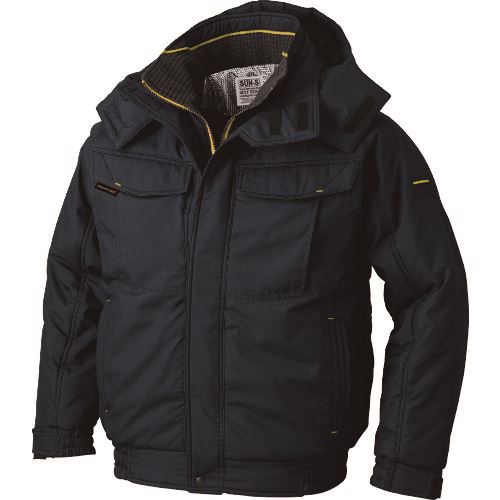 ■サンエス 防寒ブルゾン ネイビー色 Mサイズ BO313503M(1517078)[送料別途お見積り][法人限定][外直送]