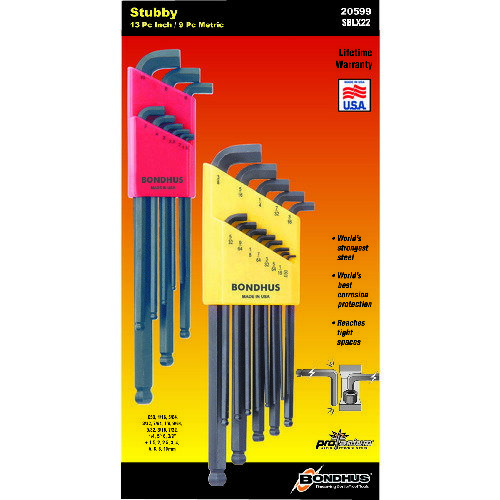 ■BONDHUS マルチパック SBLX9M&SBLX13 スタビー No.20599 SBLX22(1527546)[送料別途お見積り][法人限定..