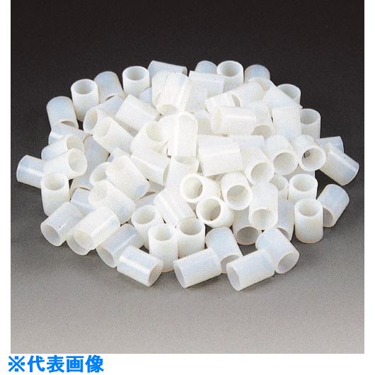 ■フロンケミカル フッ素樹脂(PTFE)ラッシリング 6×4 100個入り NR1231002(1531366)[送料別途お見積り][法人限定][メーカー取寄]