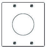 ■Panasonic FCステンレス埋込φ58コンセントP WN9615K(1579963)×5[送料別途お見積り][法人限定][掲外取寄]