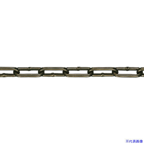 ■水本 【要長さ指定】チューブ保護アルミカラーチェーン ブラウン 3HALC-BN 22.1〜23m 3HALCBN23C(1584..