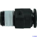 ■チヨダ チューブ継手 ファイブ樹脂メイルコネクタ 6mm・R1/8 FR601M(1584111)