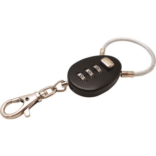 オレンジブック トラスコ中山　TRUSCOWAKI ケーブルロック IB-031 90MM ブラック 〔品番:IB031〕[ 注番:1585135]特長●鍵なしで番号をあわせると解錠できます。●ご希望の解錠番号を自由に設定できます。●キーホルダーとしてもご利用いただけます。用途●バッグや家具に。●キーホルダーとして。仕様●幅(mm)：30●色：ブラック●B(mm)：43●C(mm)：39●全長(mm)：43仕様2材質/仕上●本体:亜鉛ダイカスト●スナップ:亜鉛ダイカスト●ワイヤー:スチール・塩ビコーティング●仕上げ：ブラックセット内容/付属品注意原産国（名称）台湾JANコード4529931320033本体質量44gオレンジブック トラスコ中山　TRUSCOWAKI ケーブルロック IB-031 90MM ブラック 〔品番:IB031〕[注番:1585135][本体質量：44g]《包装時基本サイズ：136×71×19》〔包装時質量：54g〕分類》金物・建築資材》建築金物》鍵☆納期情報：メーカー取り寄品（弊社より発送）