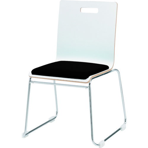 ■TOKIO リフレッシュチェア PM-55MP-WH ブラック PM55MPWHBK(1587605)[送料別途見積り][法人・事業所限..