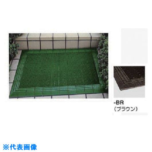 ■NAIKI ニューエルバーマット W900×D1500×H20 SNN0915BR(1590184)[送料別途お見積り][法人限定][外直送]