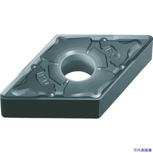 ■三菱 旋削難削材荒切削用RSブレーカ付インサート PVDコーティング MP9015 DNMG150608RS(MP9015)(1593241)×10[送料別途お見積り][法人限定][掲外取寄]