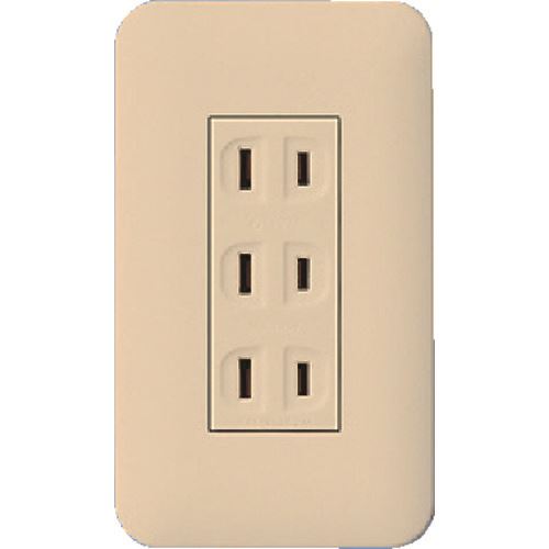 ■Panasonic ワイド21埋込トリプルコンセント WTF13033FK(1597153)×5[送料別途お見積り][法人限定][掲外取寄]