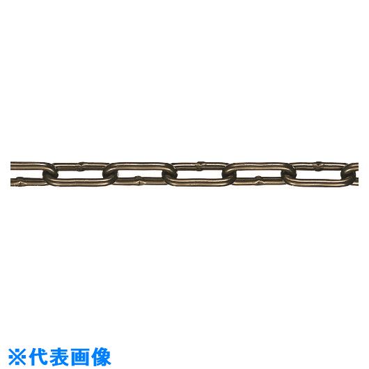 ■水本 【要長さ指定】チューブ保護アルミカラーチェーン ブラウン 5HALC-BN 9.1〜10m 5HALCBN10C(15983..