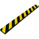 ■日東エルマテ NEWトラクッション 厚手タイプ 30mm×100mm×1m 黄/黒 TR100130T(1602773)